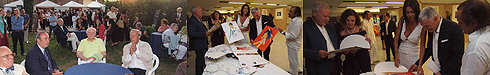 Inaugurazione della Mostra di Nano Campeggi. Torre del Lago Puccini 2 agosto 2009