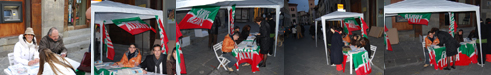 17-18 novembre 2007 - Gazebo di Forza Italia e del Circolo della Libertà di Pistoia al Canto del Balì